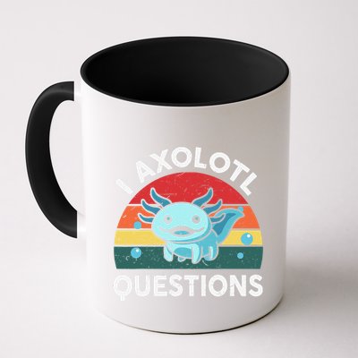 I Axolotl Questions Cute Axolotl Mug