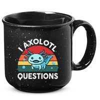 I Axolotl Questions Cute Axolotl 15oz Campfire Ceramic Mug