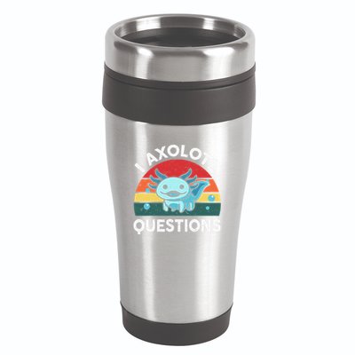I Axolotl Questions Cute Axolotl 16oz Travel Tumbler