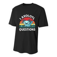 I Axolotl Questions Cute Axolotl Youth Performance Sprint T-Shirt