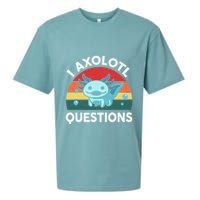 I Axolotl Questions Cute Axolotl Sueded Cloud Jersey T-Shirt