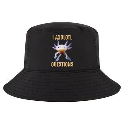 I Axolotl Questions Retro Vintage Cool Comfort Performance Bucket Hat
