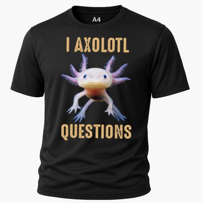 I Axolotl Questions Retro Vintage Performance Shirt