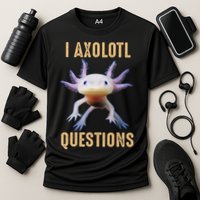 I Axolotl Questions Retro Vintage Performance Shirt