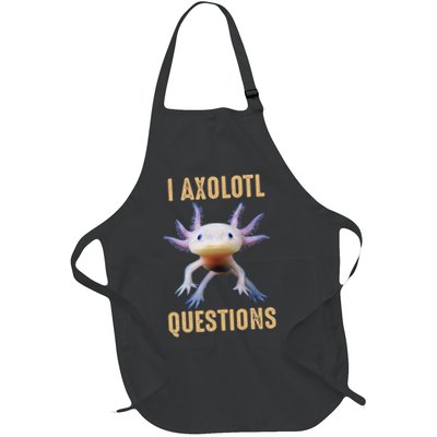 I Axolotl Questions Retro Vintage Apron