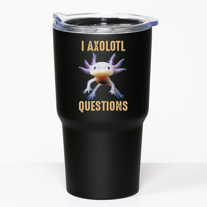 I Axolotl Questions Retro Vintage Tumbler
