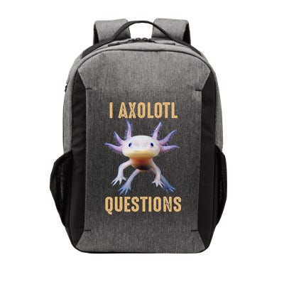 I Axolotl Questions Retro Vintage Vector Backpack