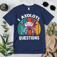 I Axolotl Questions Shirt Youth Kids Retro 90s Funny Axolotl Premium T-Shirt