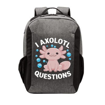 I Axolotl Questions Kawaii Axolotl Vector Backpack