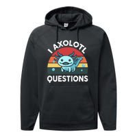 I Axolotl Questions Performance Fleece Hoodie