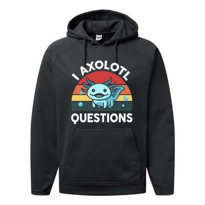 I Axolotl Questions Performance Fleece Hoodie