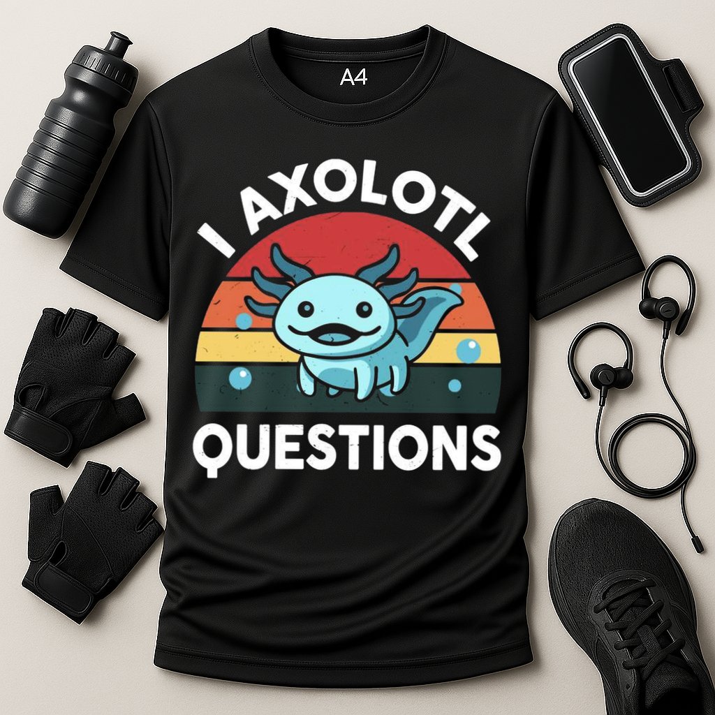 I Axolotl Questions Performance Shirt