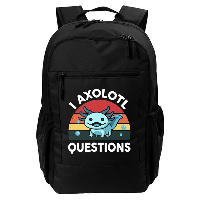 I Axolotl Questions Daily Commute Backpack