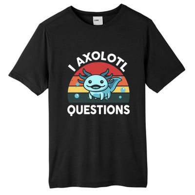 I Axolotl Questions Tall Fusion ChromaSoft Performance T-Shirt