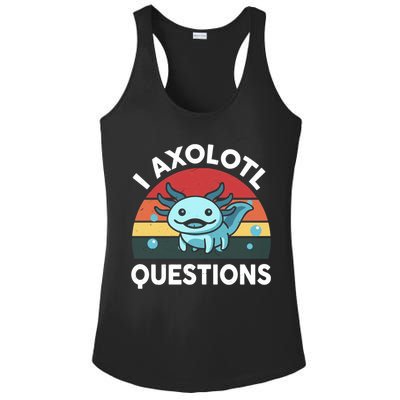I Axolotl Questions Ladies PosiCharge Competitor Racerback Tank