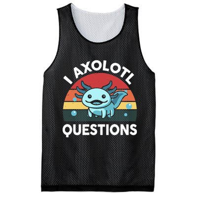 I Axolotl Questions Mesh Reversible Basketball Jersey Tank