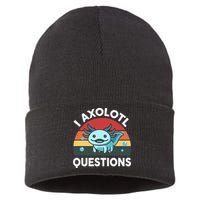 I Axolotl Questions Sustainable Knit Beanie