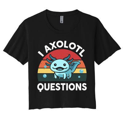 I Axolotl Questions Crop Top