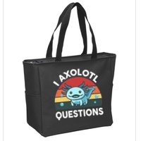I Axolotl Questions Zip Tote Bag