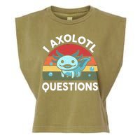 I Axolotl Questions Garment-Dyed Women's Muscle Tee