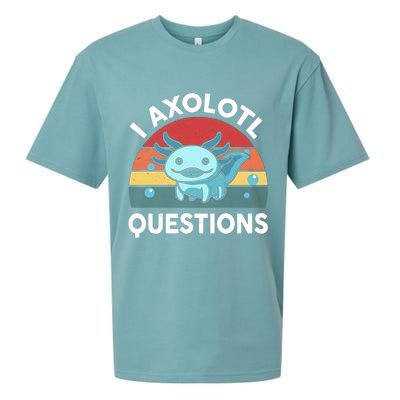 I Axolotl Questions Sueded Cloud Jersey T-Shirt