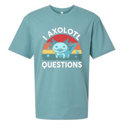 I Axolotl Questions Sueded Cloud Jersey T-Shirt