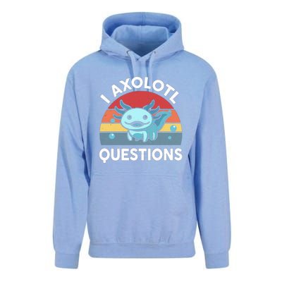 I Axolotl Questions Unisex Surf Hoodie