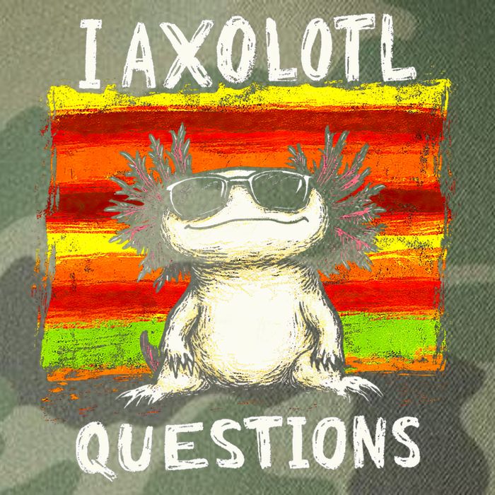 I Axolotl Questions Legacy Tie Dye Trucker Hat