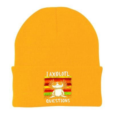 I Axolotl Questions Knit Cap Winter Beanie