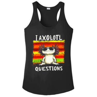 I Axolotl Questions Ladies PosiCharge Competitor Racerback Tank
