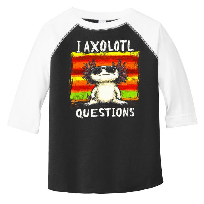 I Axolotl Questions Toddler Fine Jersey T-Shirt