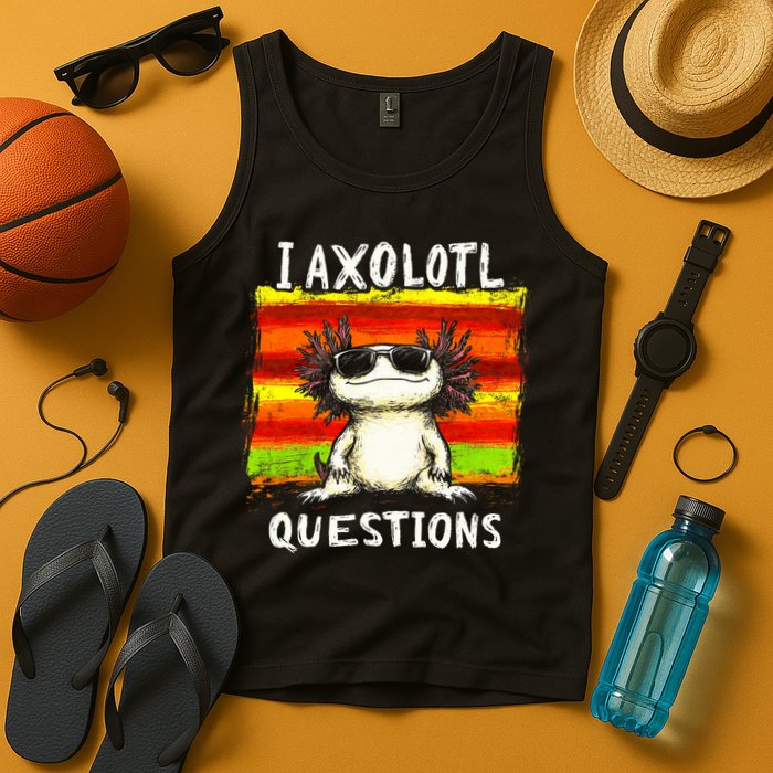 I Axolotl Questions Tank Top
