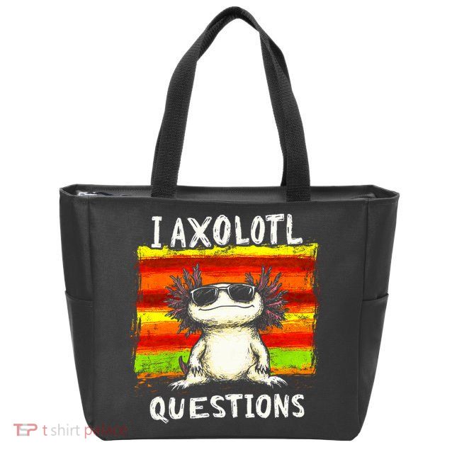 I Axolotl Questions Zip Tote Bag