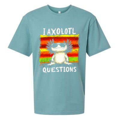 I Axolotl Questions Sueded Cloud Jersey T-Shirt