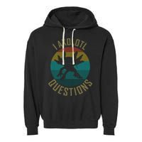 I Axolotl Questions Ugly Sweater Design Garment-Dyed Fleece Hoodie
