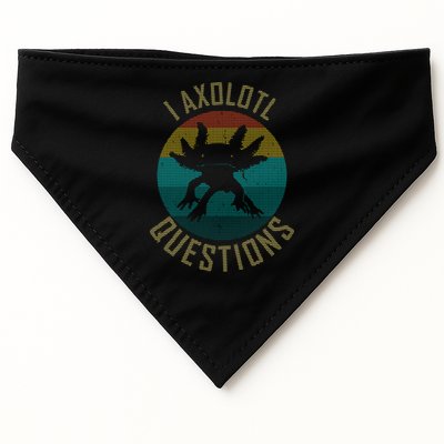 I Axolotl Questions Ugly Sweater Design USA-Made Doggie Bandana