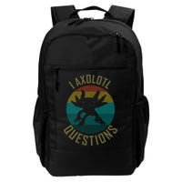 I Axolotl Questions Ugly Sweater Design Backpack