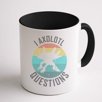 I Axolotl Questions Ugly Sweater Design Mug