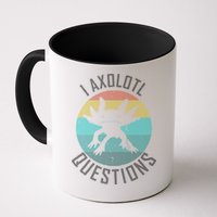 I Axolotl Questions Ugly Sweater Design Mug