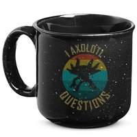I Axolotl Questions Ugly Sweater Design 15oz Campfire Ceramic Mug