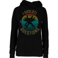 I Axolotl Questions Ugly Sweater Design Womens Funnel Neck Pullover Hood