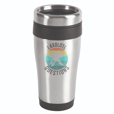I Axolotl Questions Ugly Sweater Design 16oz Travel Tumbler