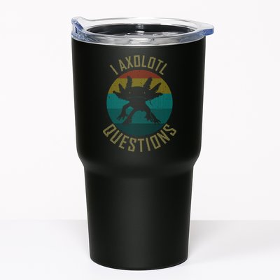 I Axolotl Questions Ugly Sweater Design Tumbler
