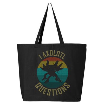 I Axolotl Questions Ugly Sweater Design 25L Jumbo Tote