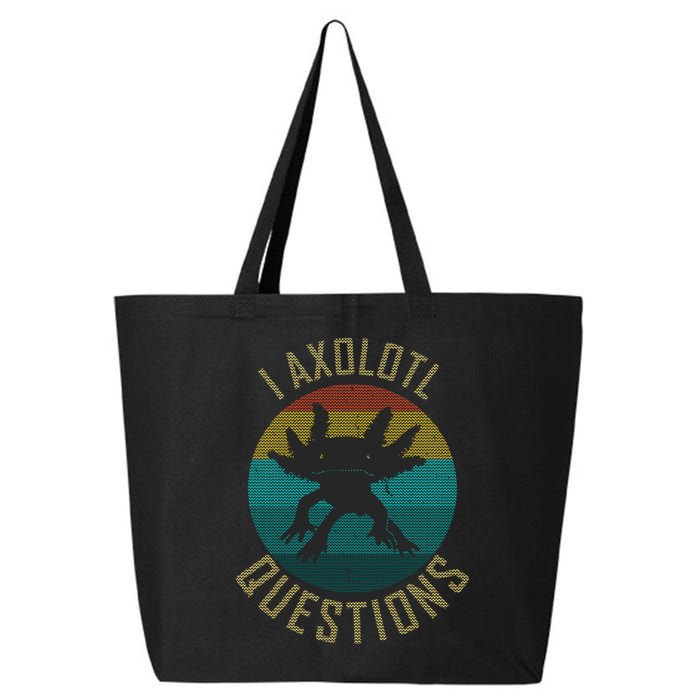 I Axolotl Questions Ugly Sweater Design 25L Jumbo Tote