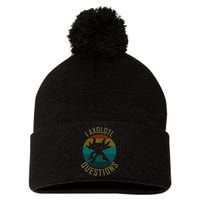 I Axolotl Questions Ugly Sweater Design Pom Pom 12in Knit Beanie