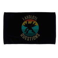 I Axolotl Questions Ugly Sweater Design Microfiber Hand Towel