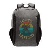 I Axolotl Questions Ugly Sweater Design Vector Backpack