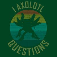 I Axolotl Questions Ugly Sweater Design Long Sleeve Shirt