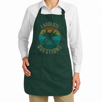 I Axolotl Questions Ugly Sweater Design Apron